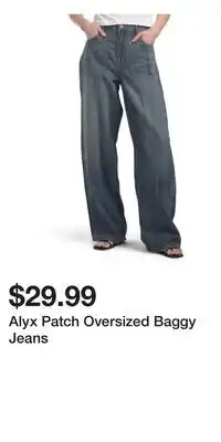 TJ Maxx Alyx Patch Oversized Baggy Jeans offer