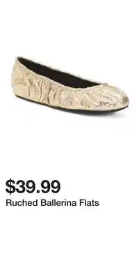 TJ Maxx Ruched Ballerina Flats offer