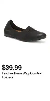 TJ Maxx Leather Rena Way Comfort Loafers offer