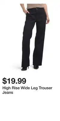 TJ Maxx High Rise Wide Leg Trouser Jeans offer