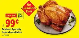 Lidl Butcher's Specialty fresh whole chicken offer