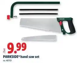 Lidl Parkside hand saw set offer