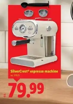 Lidl SilverCrest espresso machine offer