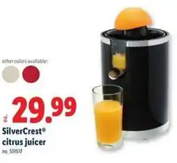 Lidl SilverCrest citrus juicer offer