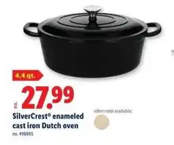 Lidl SilverCrest enameled cast iron Dutch oven offer