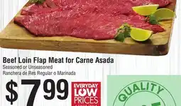 Smart & Final Beef Loin Flap Meat for Carne Asada offer
