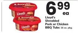 ACME Lloyd's Shredded Pork or Chicken BBQ Tubs offer