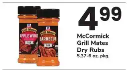 ACME McCormick Grill Mates Dry Rubs offer