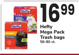 ACME Hefty Mega Pack Trash bags offer