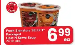 ACME Signature SELECT Packaged Heat N Serve Soup offer