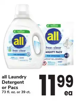ACME all Laundry Detergent or Pacs offer