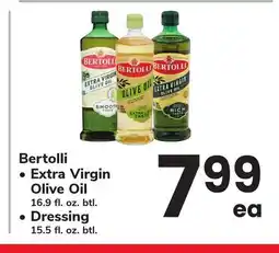 ACME Bertolli Extra Virgin Olive Oil 16.9 fl. oz. btl., Dressing 15.5 fl. oz. btl offer