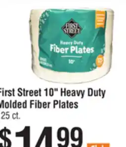 Smart & Final First Street 10 Heavy Duty Molded Fiber Plates offer