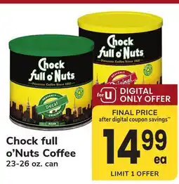 ACME Chock full o'Nuts Coffee offer