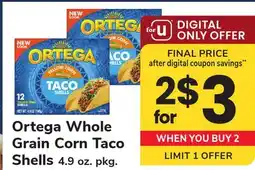 ACME Ortega Whole Grain Corn Taco Shells offer