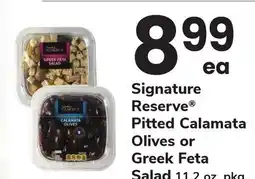 ACME Signature Reserve Pitted Calamata Olives or Feta Salad offer