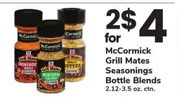 ACME McCormick Grill Mates Seasonings Bottle Blends offer