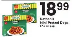 ACME Nathan's Mini Pretzel Dogs offer