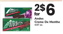 ACME Andes Creme De Menthe offer