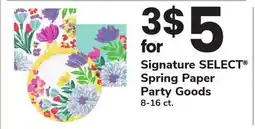 ACME Signature SELECT Spring Paper Party Goods offer