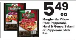 ACME Margherita Pillow Pack Pepperoni, Hard & Genoa Salami or Pepperoni Stick offer