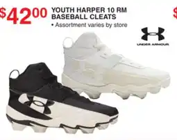 Dunham's Sports UNDER ARMOUR YOUTH HARPER 10 RM BASEBALL CLEATS offer