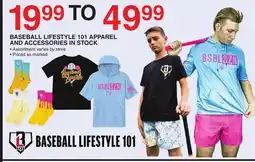 Dunham's Sports BASEBALL LIFESTYLE 101 APPAREL AND ACCESSORIES IN STOCK offer