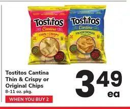 ACME Tostitos Cantina Thin & Crispy or Original Chips offer