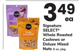 ACME Signature SELECT Whole Roasted Cashews or Deluxe Mixed Nuts offer