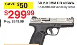 Dunham's Sports SD 2.0 9MM OR 40S & W offer