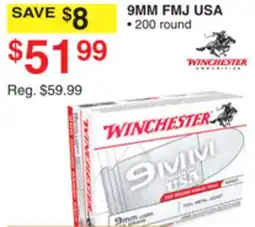 Dunham's Sports 9MM FMJ USA offer