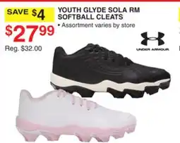 Dunham's Sports UNDER ARMOUR YOUTH GLYDE SOLA RM SOFTBALL CLEATS offer