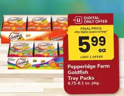 ACME Pepperidge Farm Goldfish Tray Packs offer