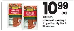 ACME Eckrich Smoked Sausage Rope Family Pack offer