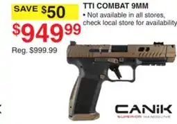 Dunham's Sports CANIK TTI COMBAT 9MM offer