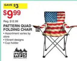 Dunham's Sports PATTERN QUAD FOLDING CHAIR offer