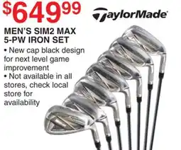 Dunham's Sports TAYLOR MADE MEN'S SIM2 MAX 5-PW IRON SET offer