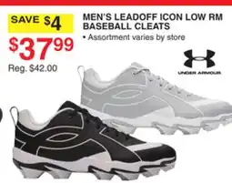 Dunham's Sports UNDER ARMOUR MEN'S LEADOFF ICON LOW RM BASEBALL CLEATS offer