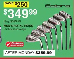 Dunham's Sports MEN'S FLY XL IRONS offer