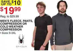 Dunham's Sports SPYDER MEN'S FLEECE, PANTS, COMPRESSION OR COLD WEATHER COMPRESSION offer