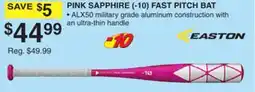 Dunham's Sports EASTON PINK SAPPHIRE (- 10) FAST PITCH BAT offer