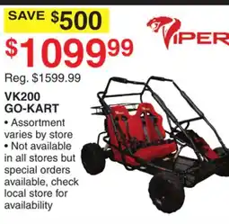 Dunham's Sports VIPER VK200 GO-KART offer