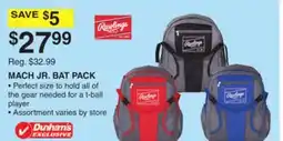 Dunham's Sports MACH JR. BAT PACK offer