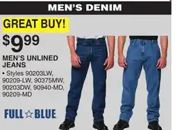 Dunham's Sports FULL BLUE MEN'S UNLINED JEANS offer