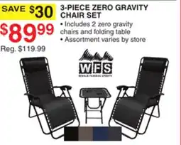 Dunham's Sports 3-PIECE ZERO GRAVITY CHAIR SET offer