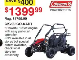 Dunham's Sports GK200 GO-KART offer