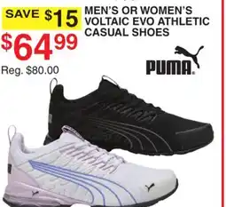 Dunham's Sports PUMA MEN'S OR WOMEN'S VOLTAIC EVO ATHLETIC CASUAL SHOES offer