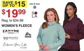 Dunham's Sports WOMEN'S FLEECE offer