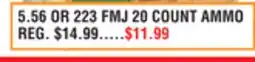 Dunham's Sports WINCHESTER 5.56 OR 223 FMJ 20 COUNT AMMO offer