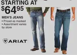 Dunham's Sports ARIAT MEN'S JEANS offer